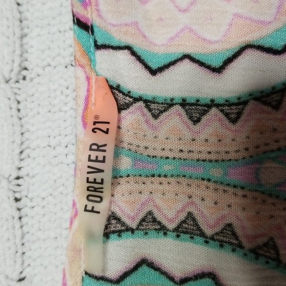$5☃️Forever21 Boho Aztec Printed Beach Cover Up - Picture 9 of 10